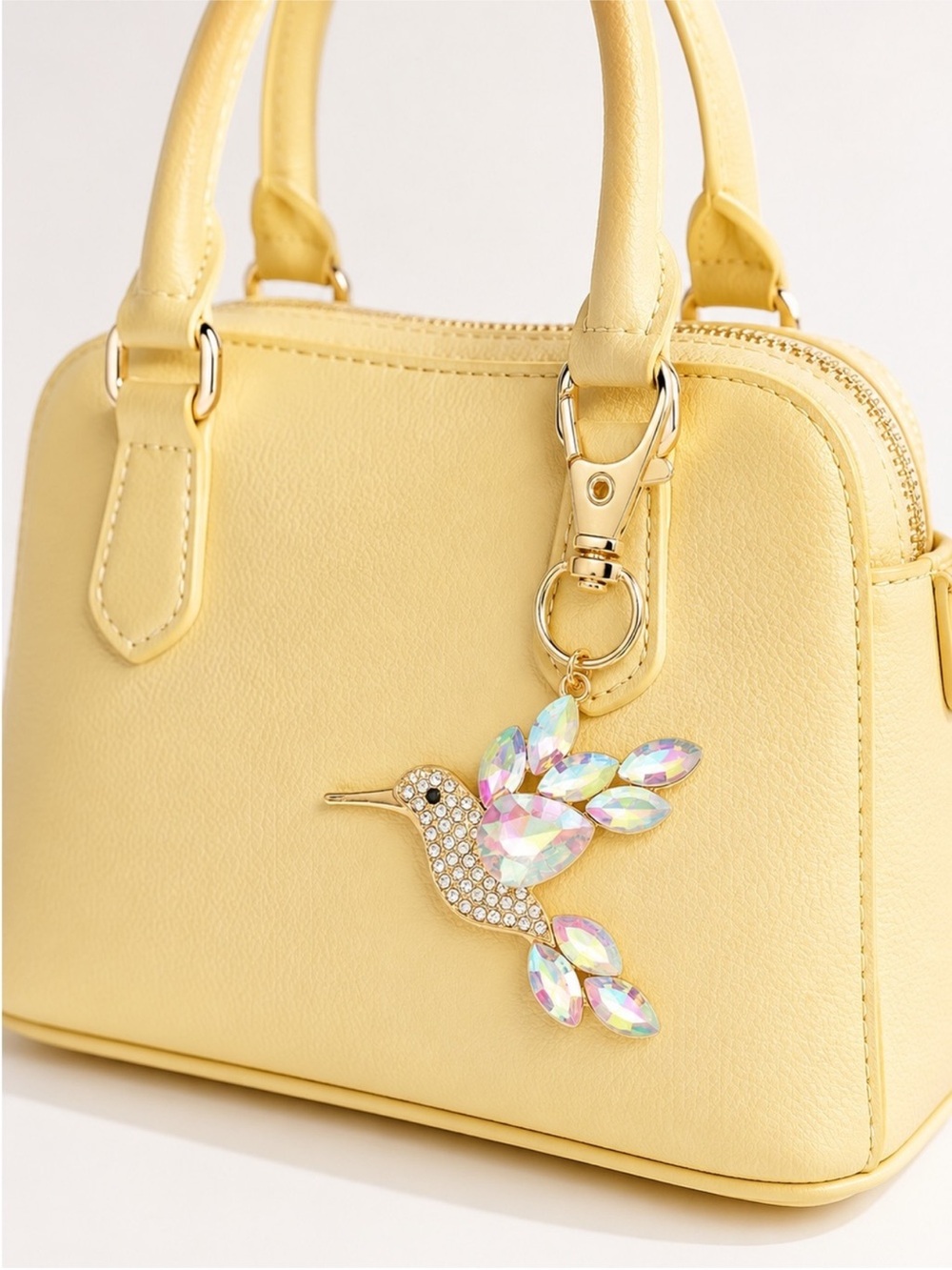 Crystal Hummingbird Keychain Charm - NIP - Picture 3 of 3